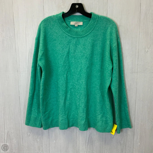 Sweater By Loft In Green, Size: Xl