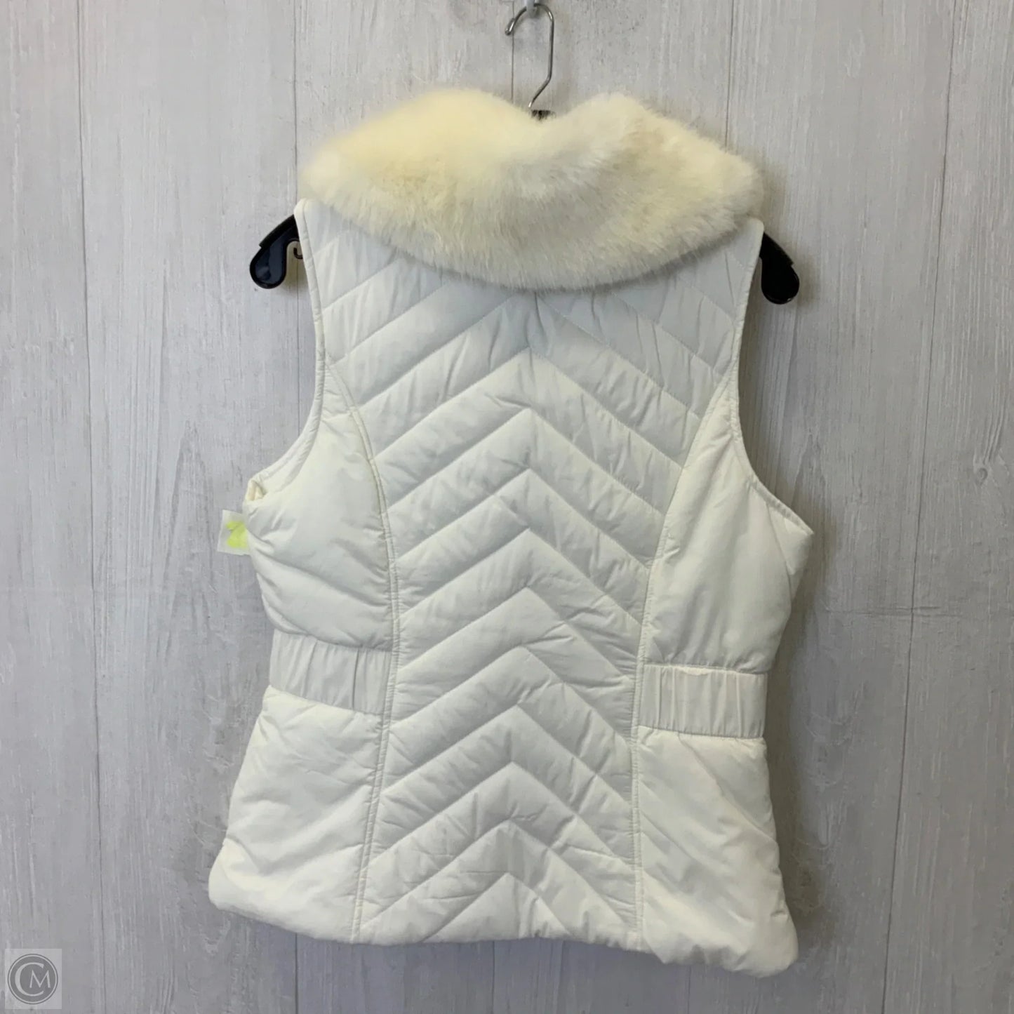 Vest Puffer & Quilted By White House Black Market In Cream, Size: M