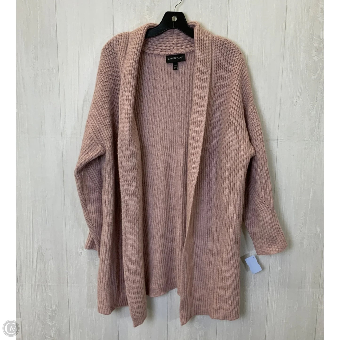 Sweater Cardigan By Lane Bryant In Mauve, Size: 3x