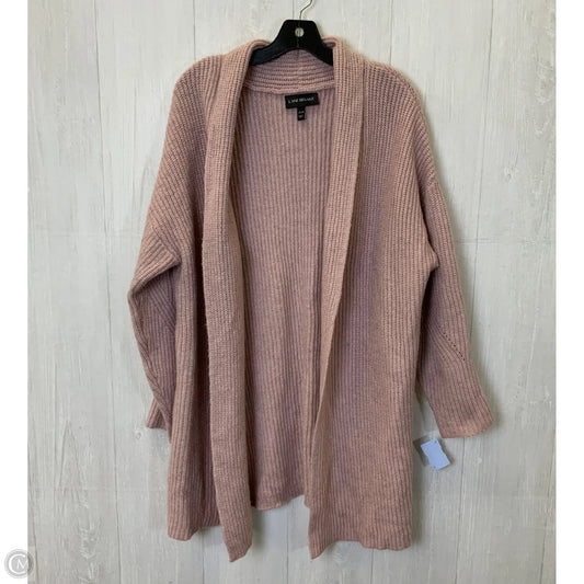 Sweater Cardigan By Lane Bryant In Mauve, Size: 3x