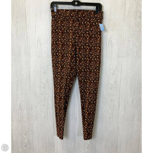 Pants Leggings By Soft Surroundings In Leopard Print, Size: Xs