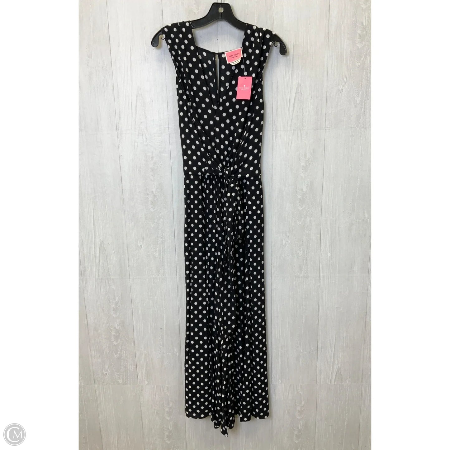 Jumpsuit Designer By Kate Spade In Polkadot Pattern, Size: L