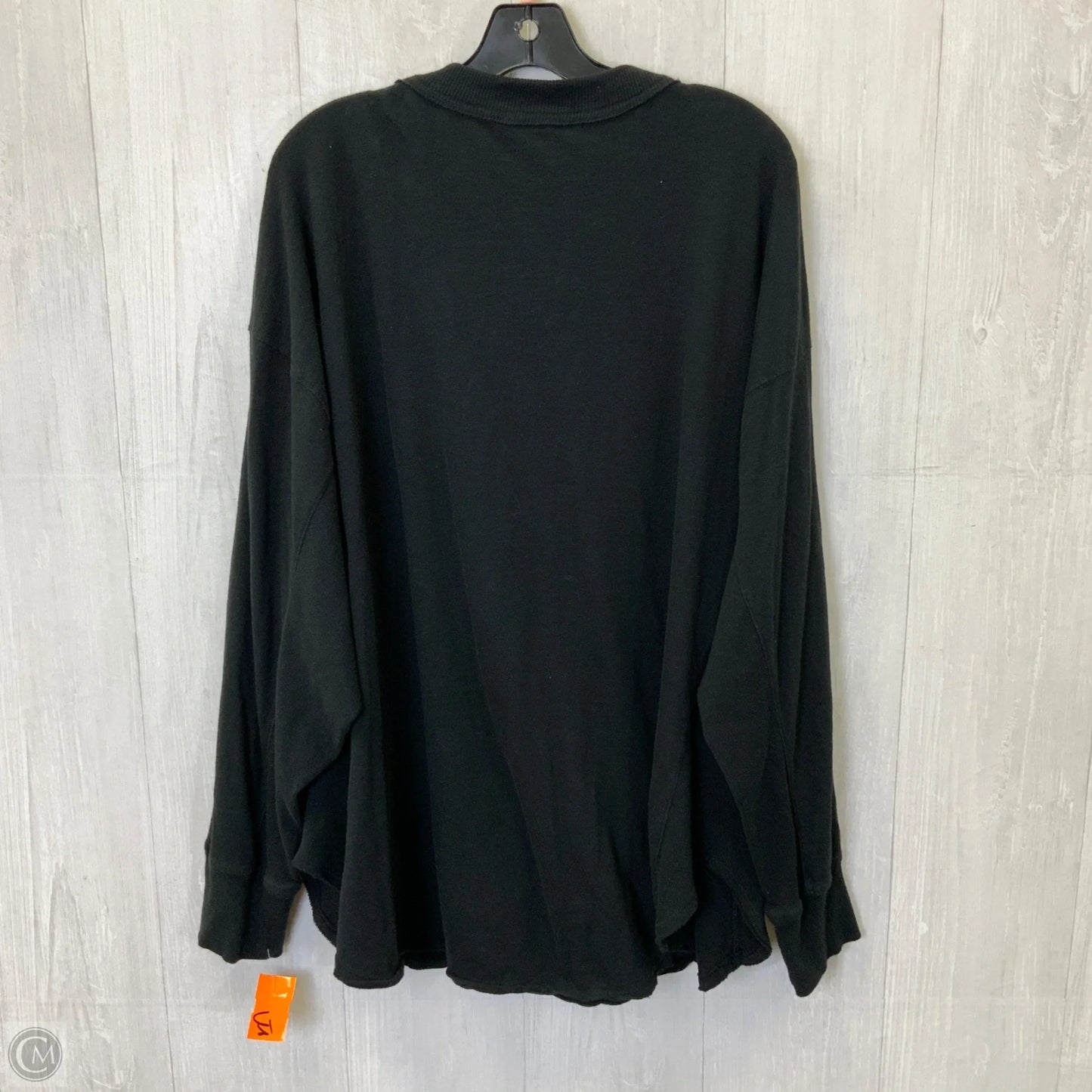 Top Long Sleeve Basic By Aerie In Black, Size: 2x