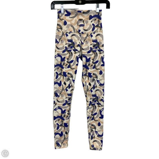 Athletic Leggings By Clothes Mentor In Blue & Tan, Size: Xs