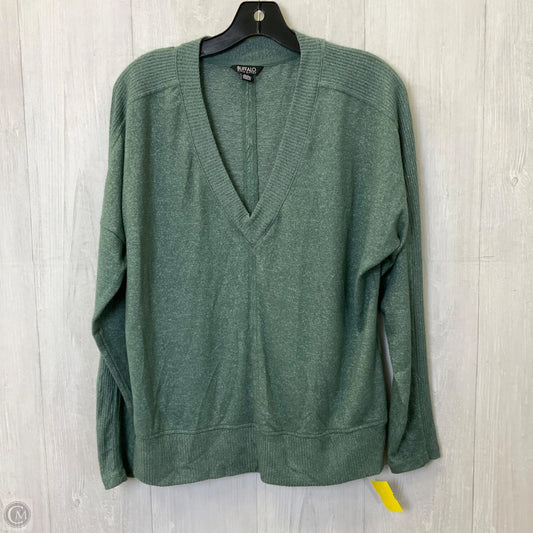 Top Long Sleeve By Buffalo David Bitton In Green, Size: M