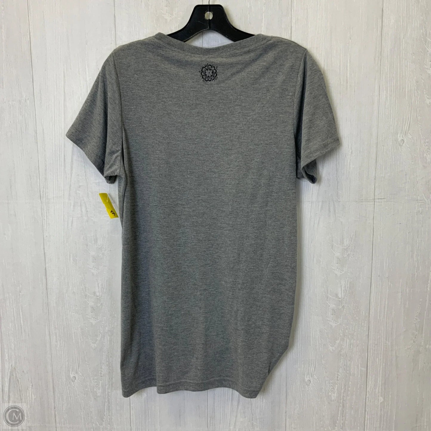 Top Short Sleeve By Natural Life In Grey, Size: L