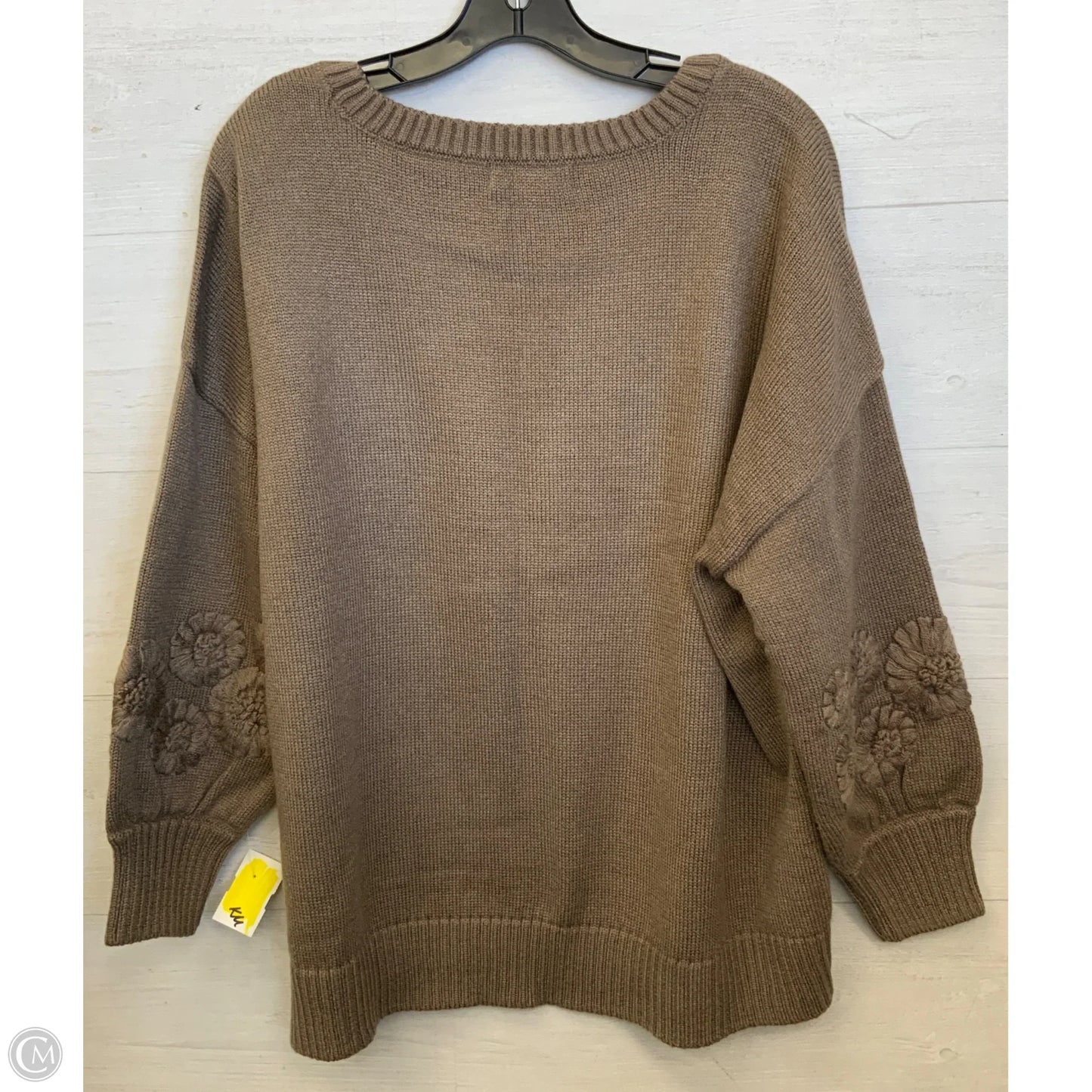 Sweater By Coldwater Creek In Brown, Size: 2x