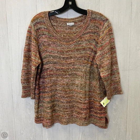 Top 3/4 Sleeve By Westport In Multi-colored, Size: Xl