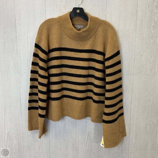 Sweater By J. Crew In Black & Tan, Size: Xl