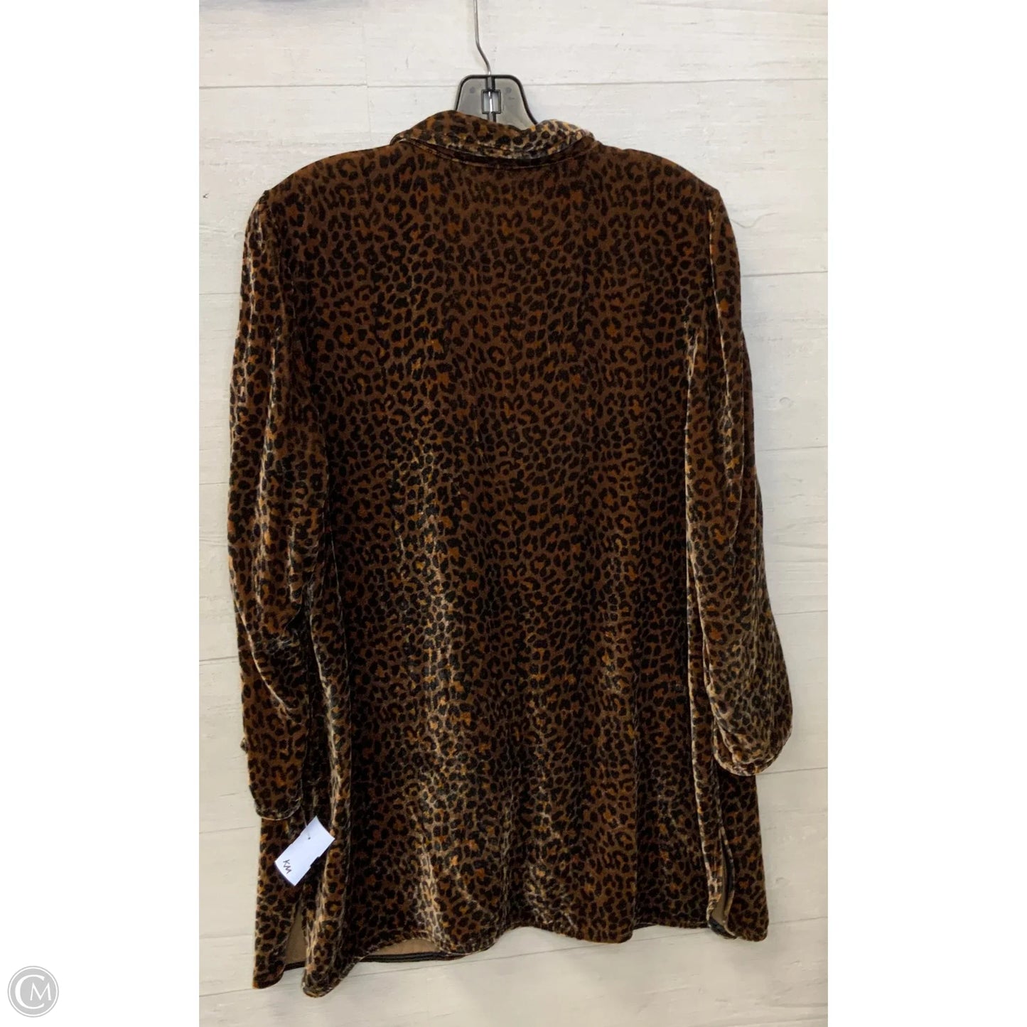 Cardigan By Soft Surroundings In Animal Print, Size: M