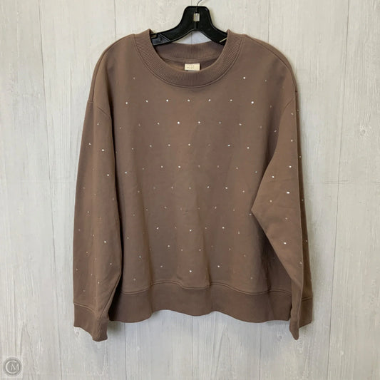 Sweatshirt Crewneck By A New Day In Pink, Size: 1x