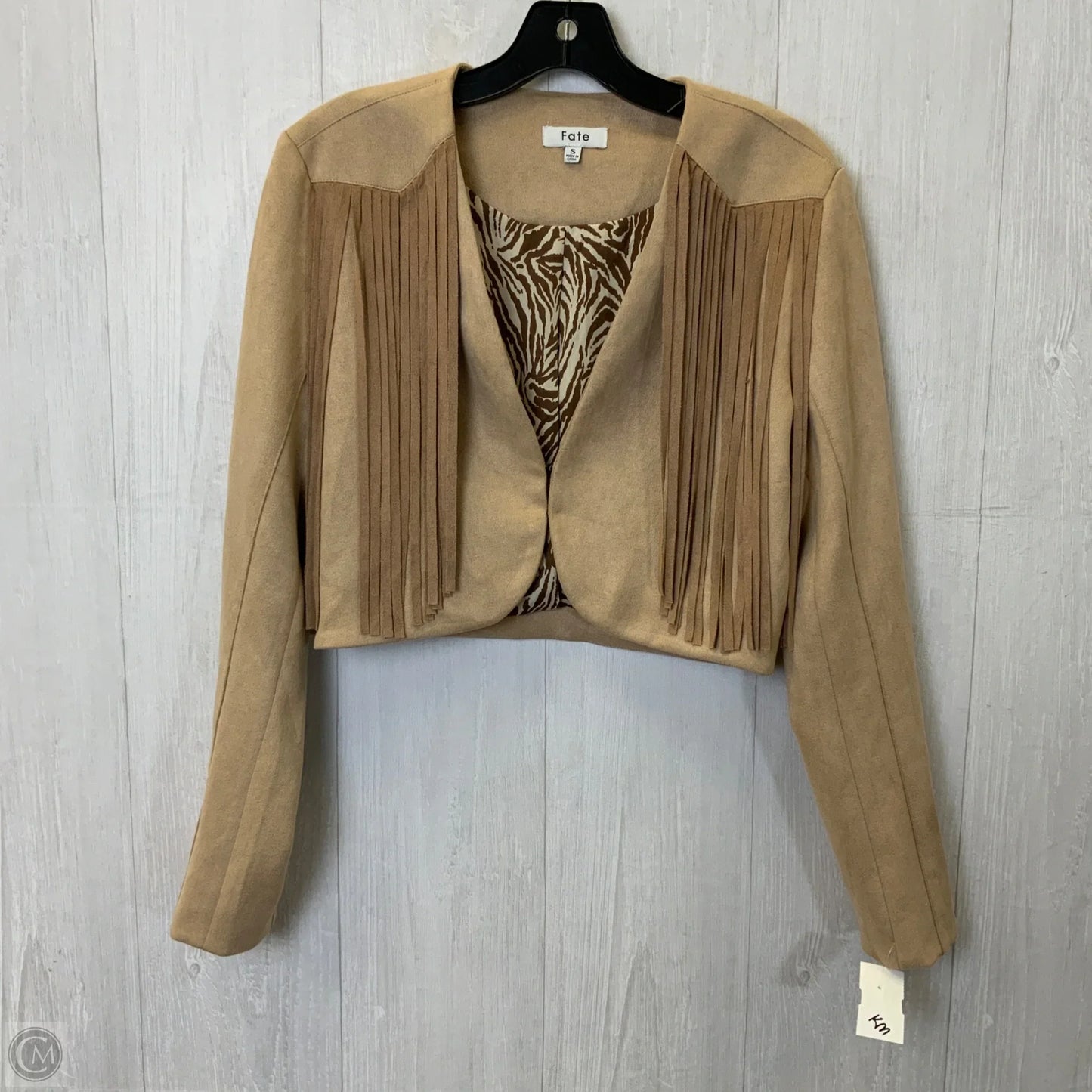 Jacket Other By Fate In Beige, Size: S