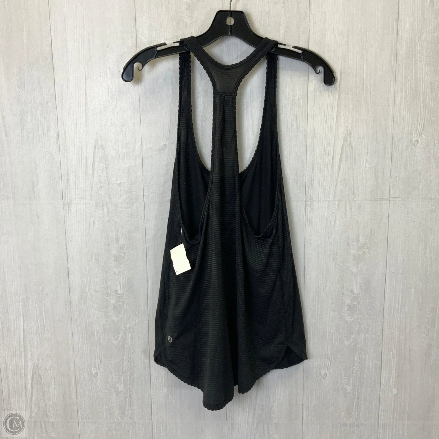 Athletic Tank Top By Lululemon In Black, Size: M