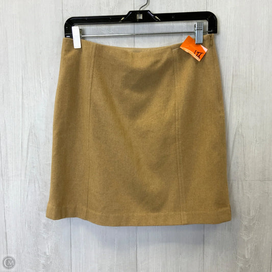 Skirt Mini & Short By Banana Republic In Tan, Size: S