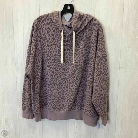 Sweatshirt Hoodie By Buffalo David Bitton In Purple, Size: 1x