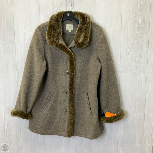 Coat Peacoat By J. Jill In Brown, Size: S
