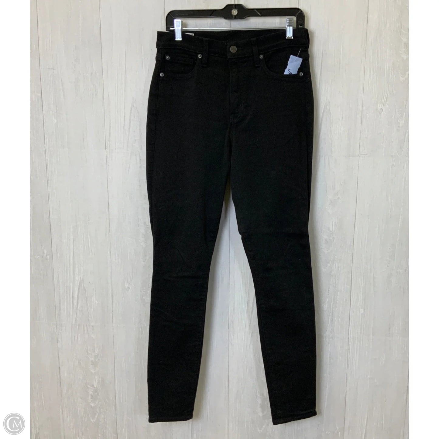 Jeans Skinny By Gap In Black, Size: 10