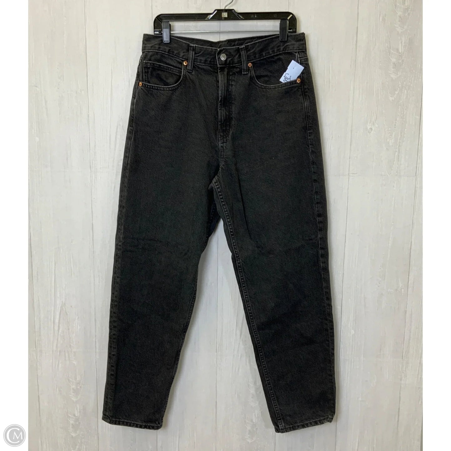 Jeans Wide Leg By Gap In Black, Size: 10