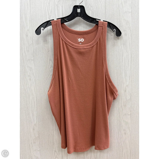 Tank Top By So In Tan, Size: 2x