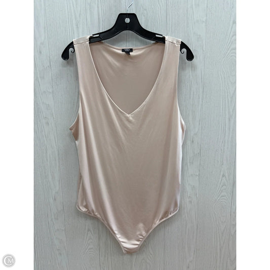 Bodysuit By Express In Pink, Size: Xl