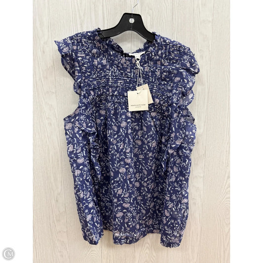 Top Sleeveless By Beachlunchlounge In Blue, Size: Xl