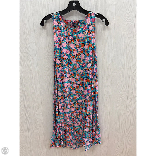 Dress Casual Short By Loft In Floral Print, Size: Xs