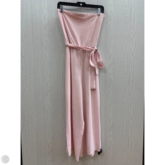 Jumpsuit By Discreet Wear In Pink, Size: M