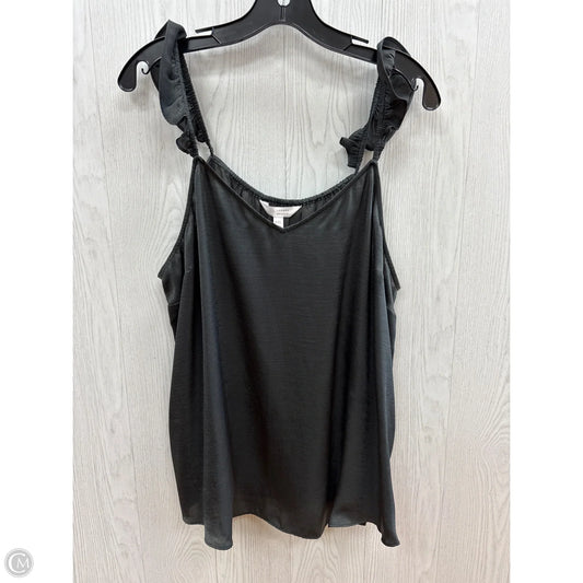 Top Sleeveless By Lc Lauren Conrad In Grey, Size: Xxl