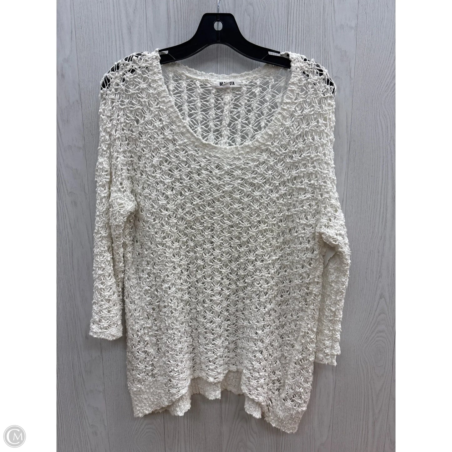 Sweater By Bb Dakota In White, Size: M