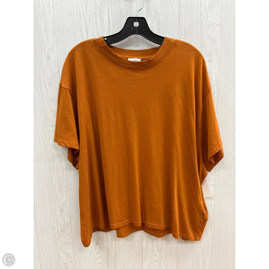 Top Short Sleeve Basic By J. Crew In Orange, Size: Xxl