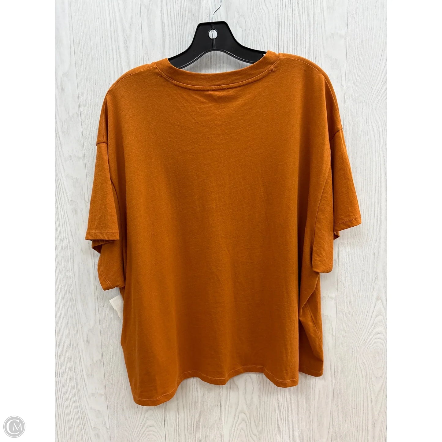 Top Short Sleeve Basic By J. Crew In Orange, Size: Xxl