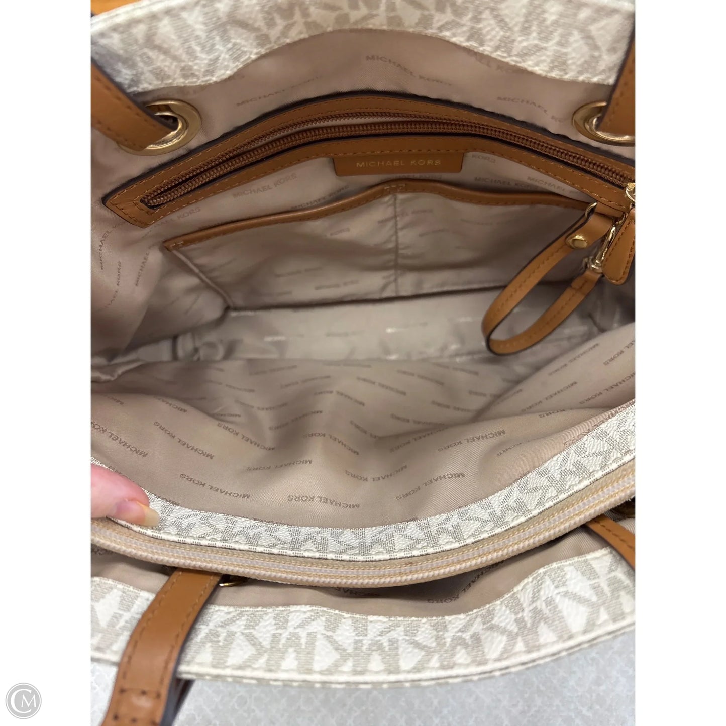 Handbag Designer By Michael Kors, Size: Large