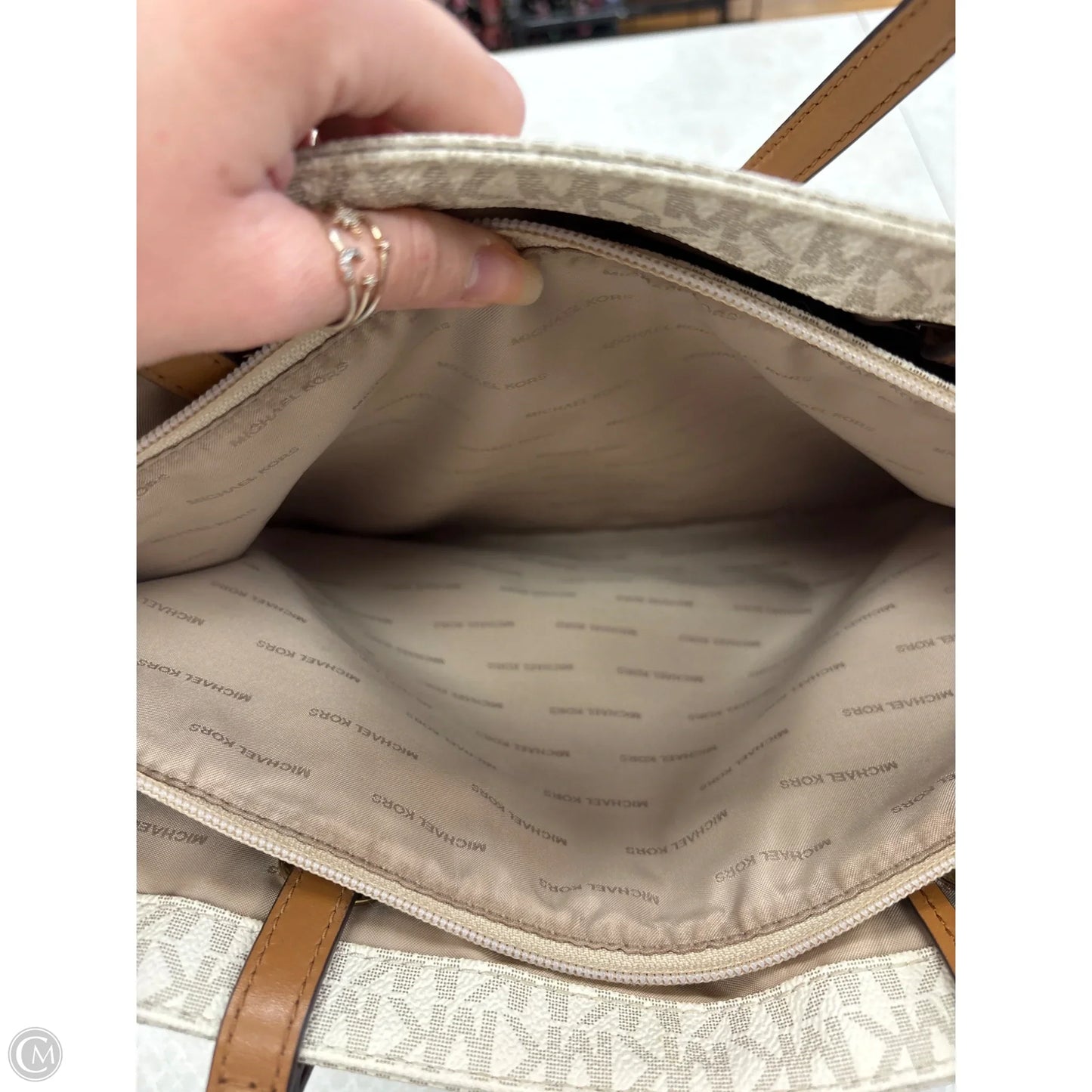 Handbag Designer By Michael Kors, Size: Large