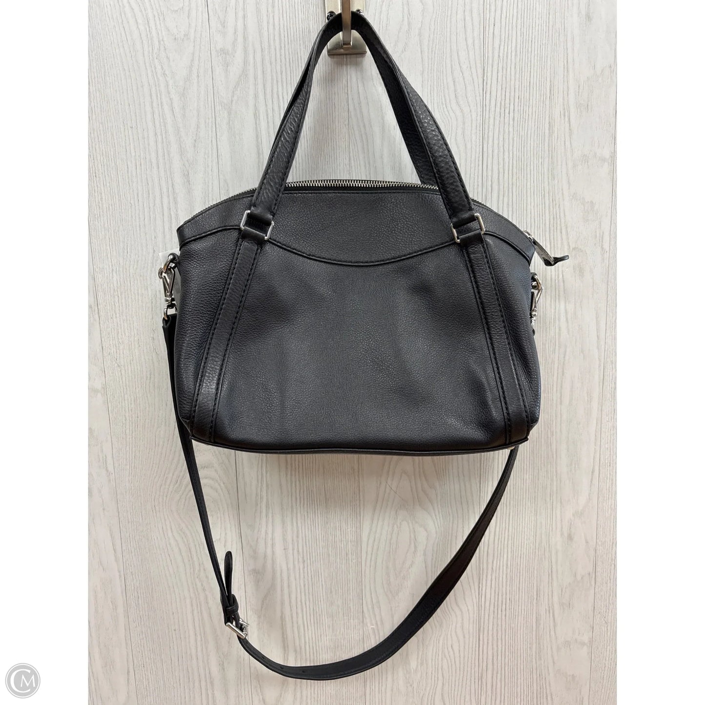 Handbag Leather By Ralph Lauren, Size: Medium