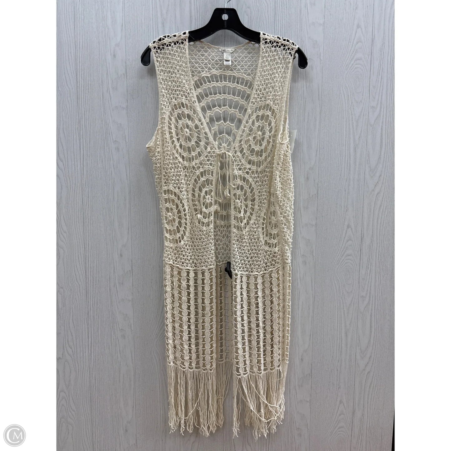 Kimono By Cato In Cream, Size: L