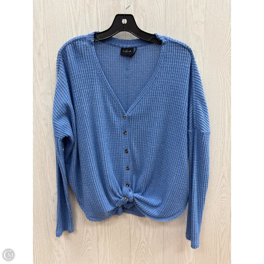 Top Long Sleeve By Clothes Mentor In Blue, Size: Xs
