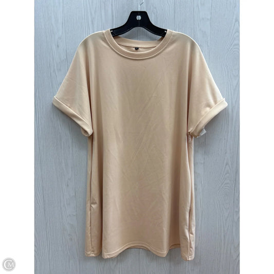 Dress Casual Short By Clothes Mentor In Tan, Size: L