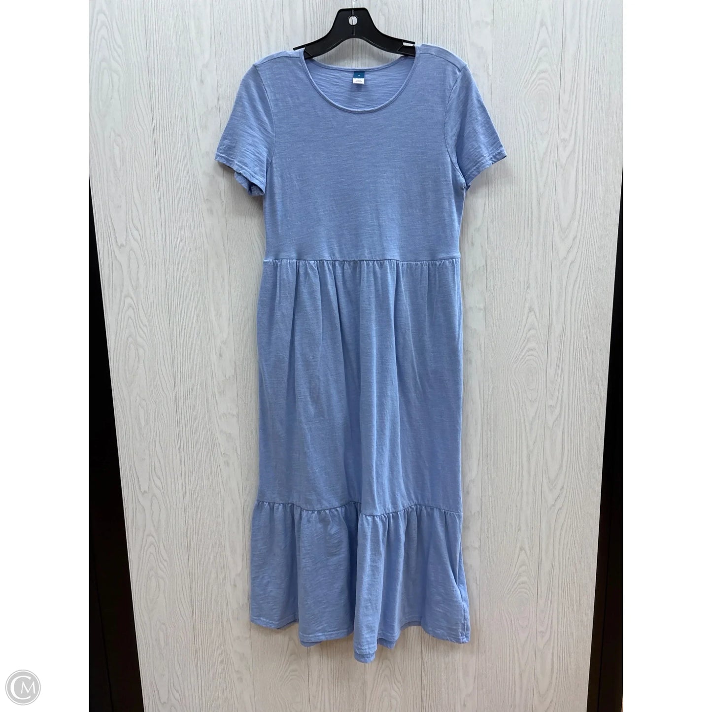 Dress Casual Midi By Old Navy In Blue, Size: S