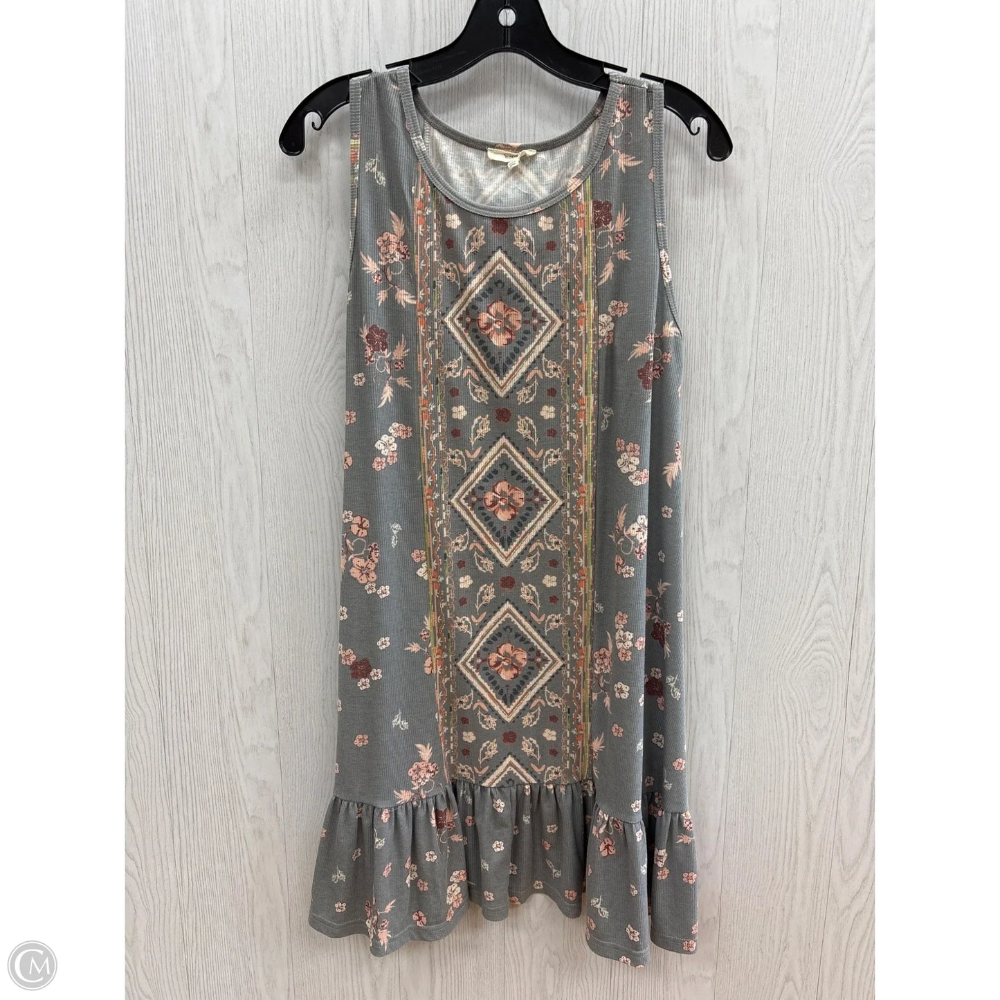 Dress Casual Short By Earl Jean In Floral Print, Size: S