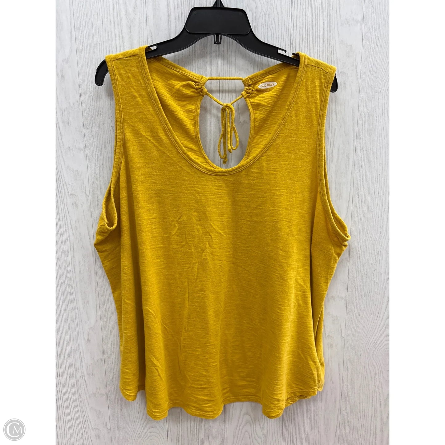 Top Sleeveless Basic By Old Navy In Gold, Size: Xxl