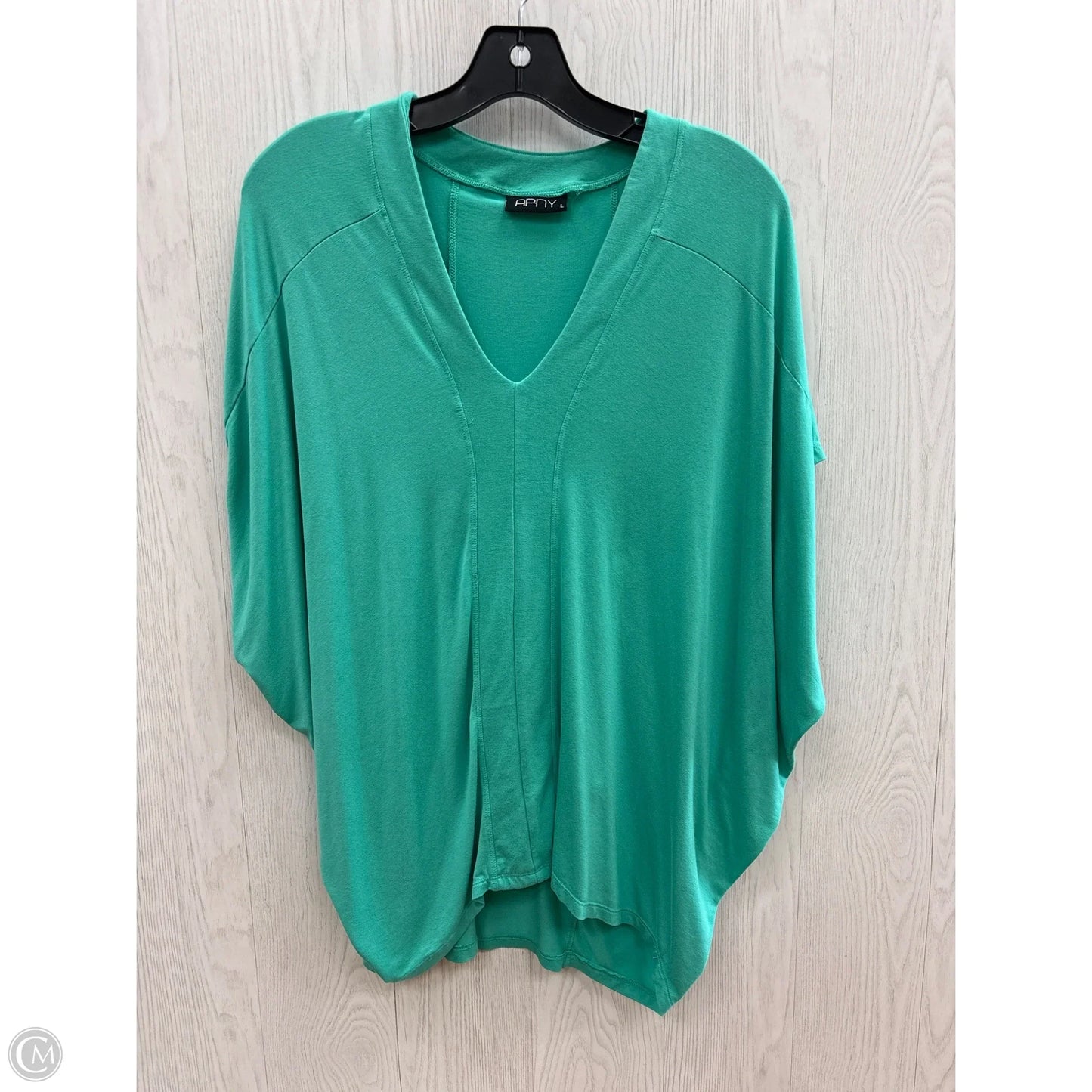 Top Short Sleeve By Clothes Mentor In Green, Size: L