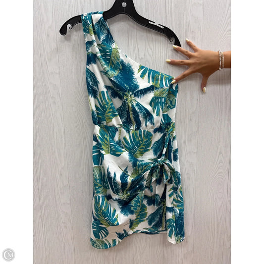 Dress Casual Short By Shein In Blue & Green, Size: S