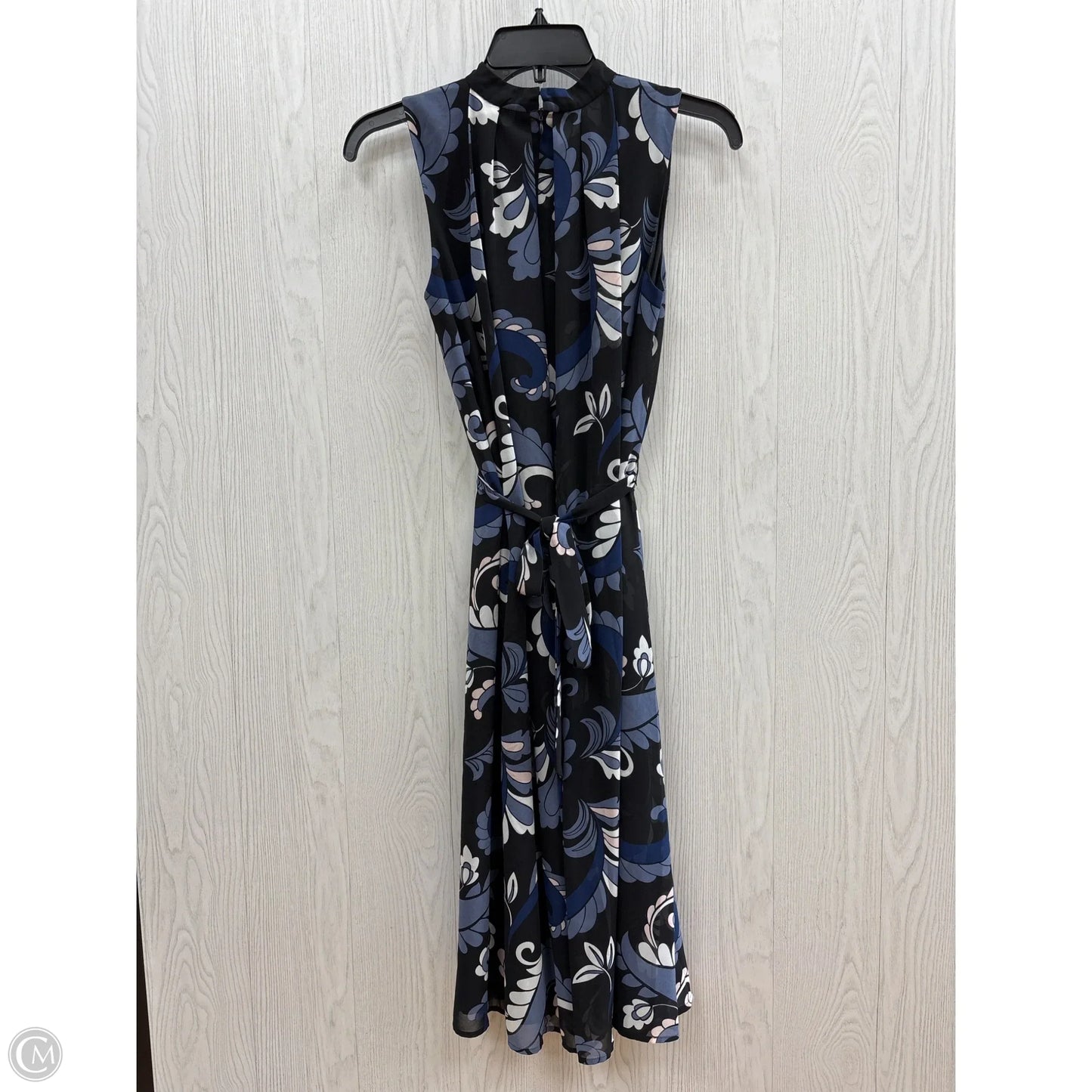 Dress Casual Midi By Ann Taylor In Black, Size: Xs