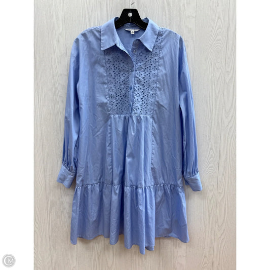 Dress Casual Short By Ophelia Roe In Blue, Size: S