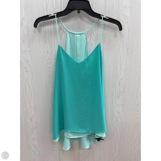 Top Sleeveless By Express In Green, Size: S