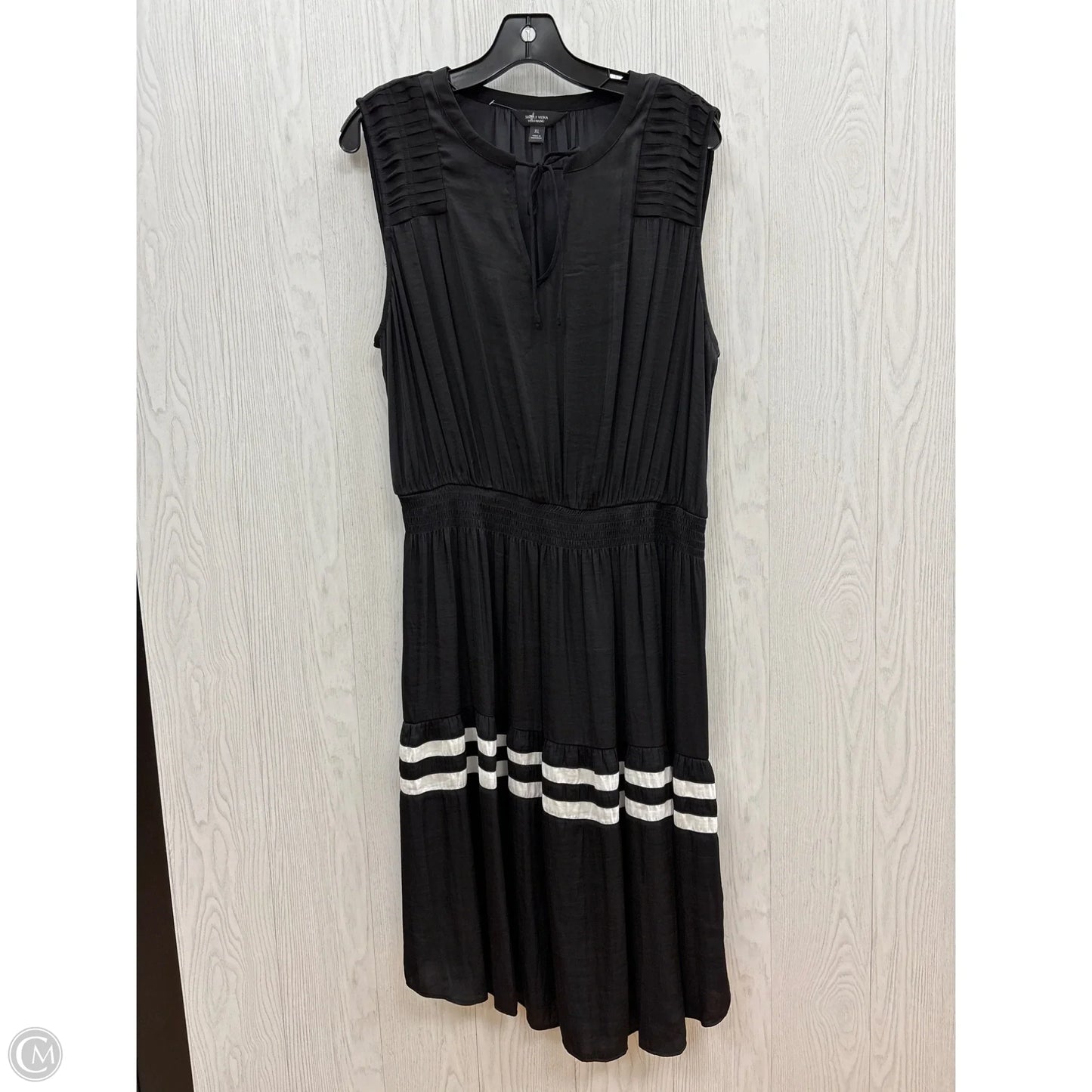 Dress Casual Short By Simply Vera In Black, Size: Xl