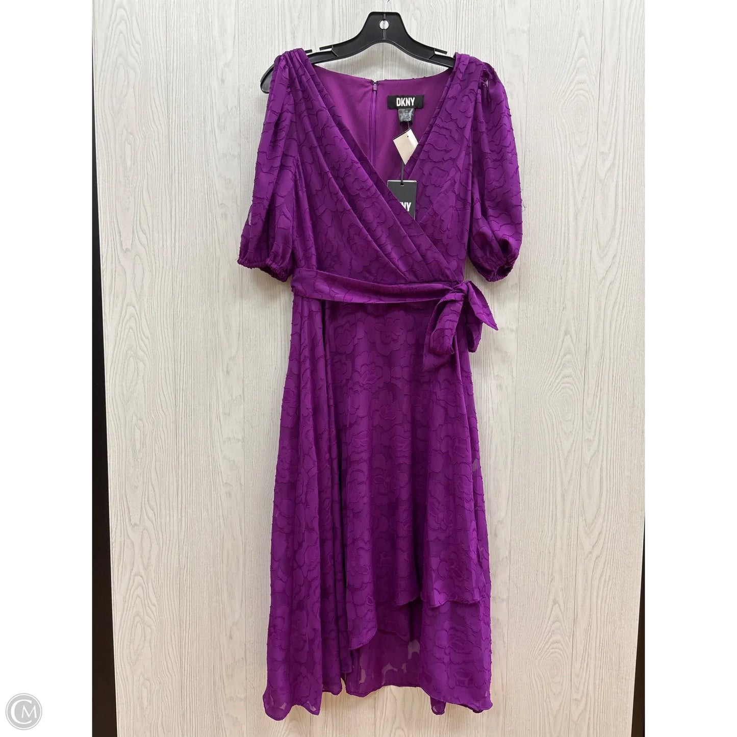 Dress Casual Midi By Dkny In Purple, Size: 10