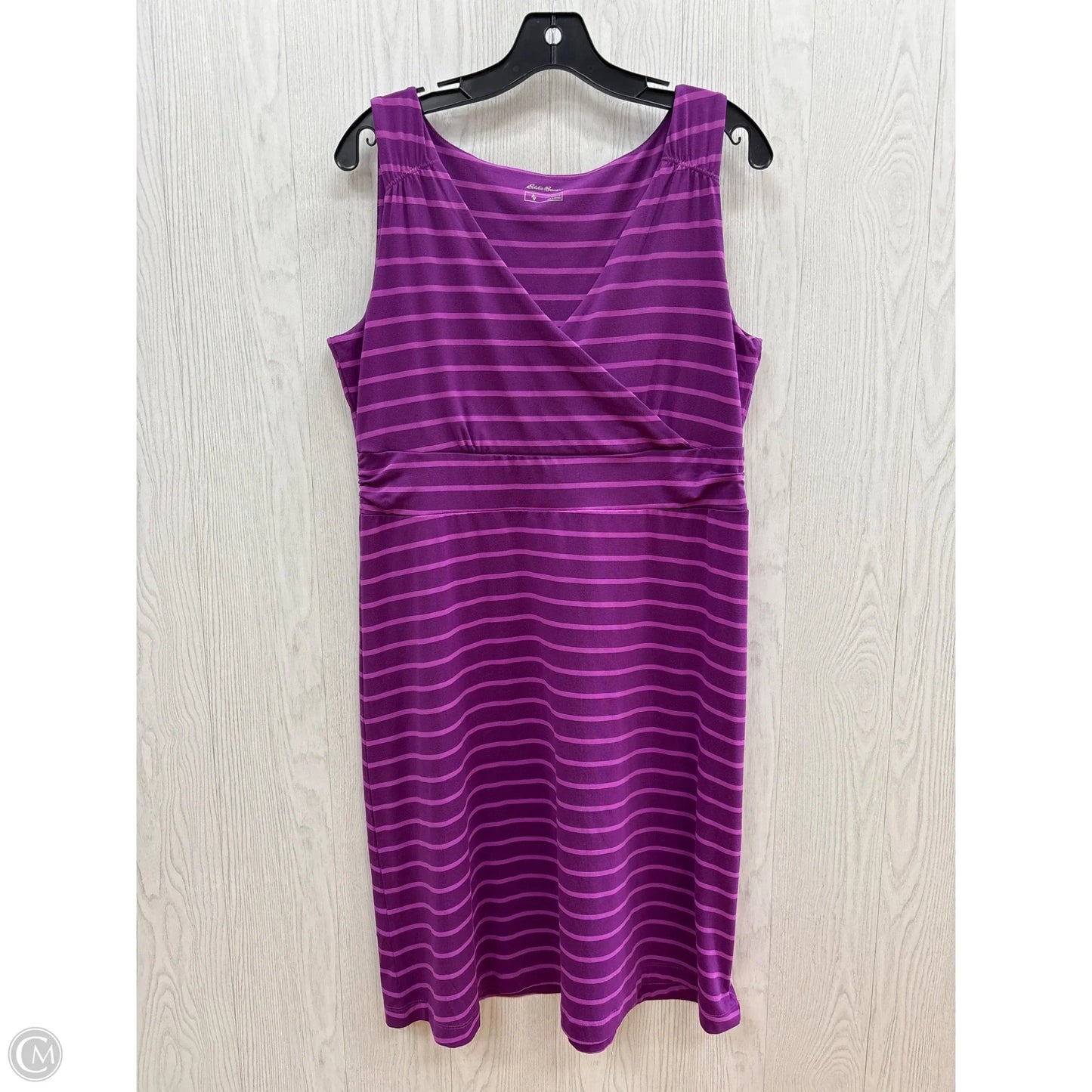 Dress Casual Short By Eddie Bauer In Purple, Size: L