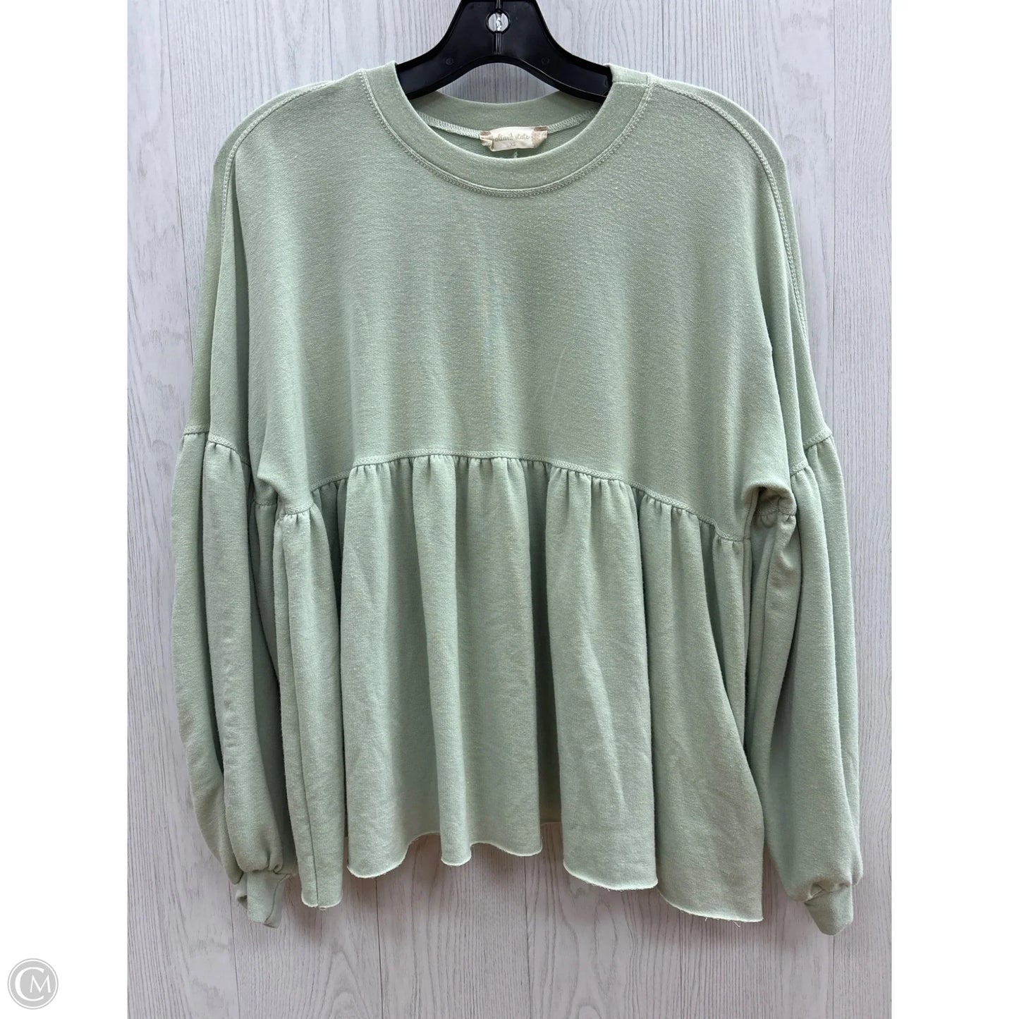 Top Long Sleeve By Altard State In Green, Size: Xs
