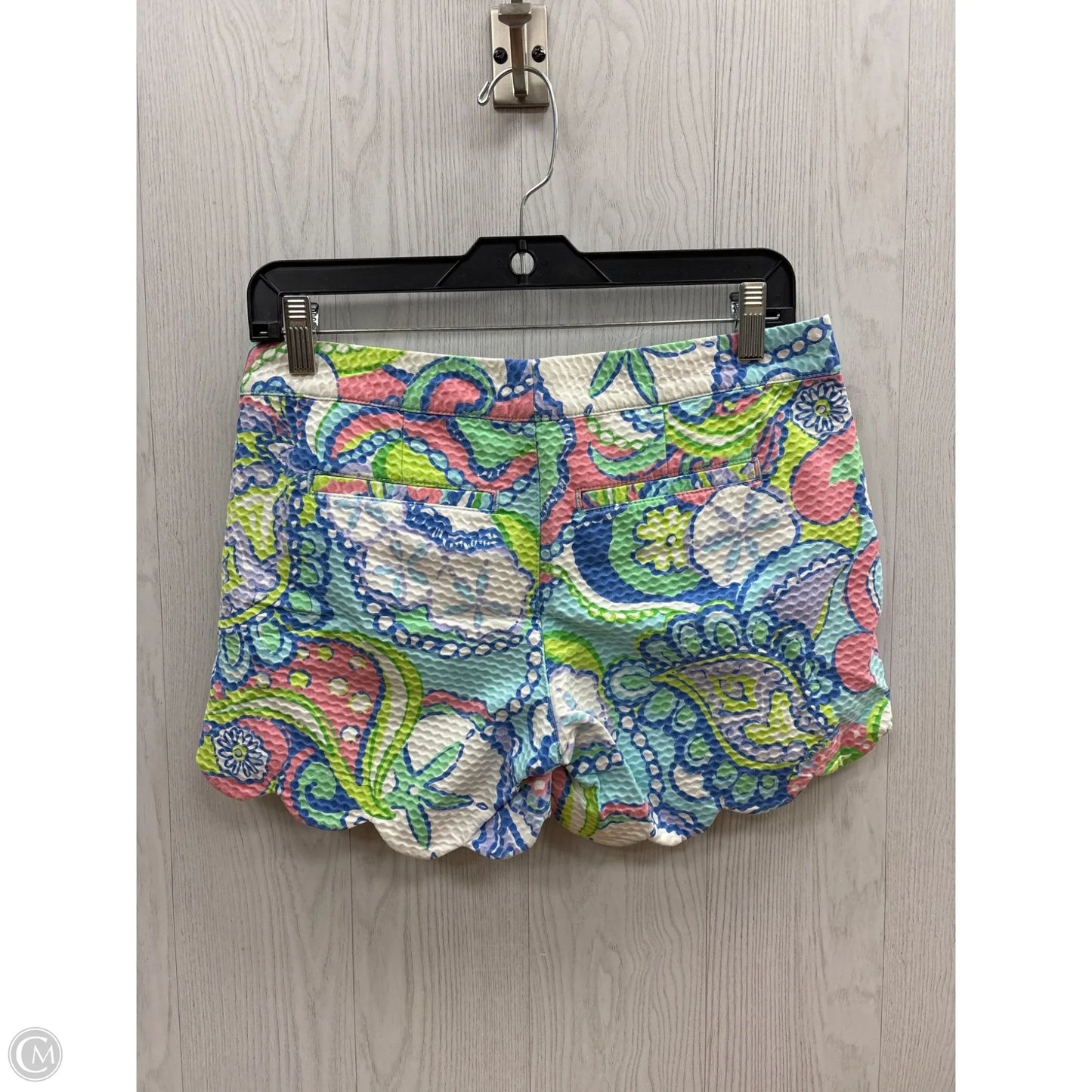 Shorts Designer By Lilly Pulitzer In Blue & Pink, Size: 0